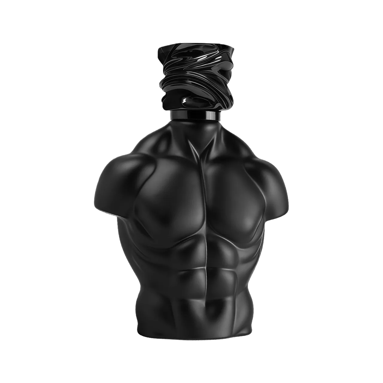 NEORBIS Wild matte black sculptural bottle