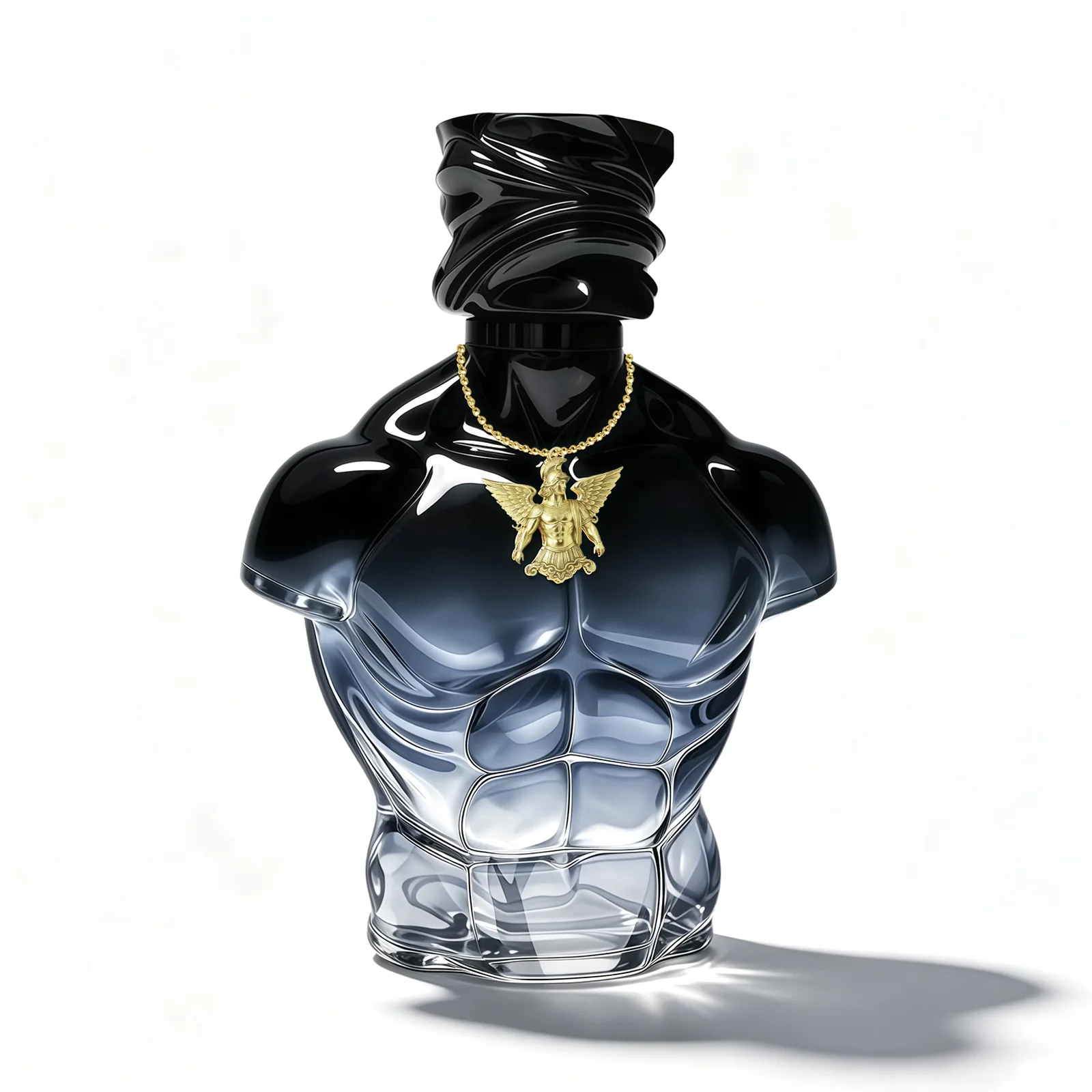 NEORBIS Confession sculptural men’s fragrance bottle with winged pendant